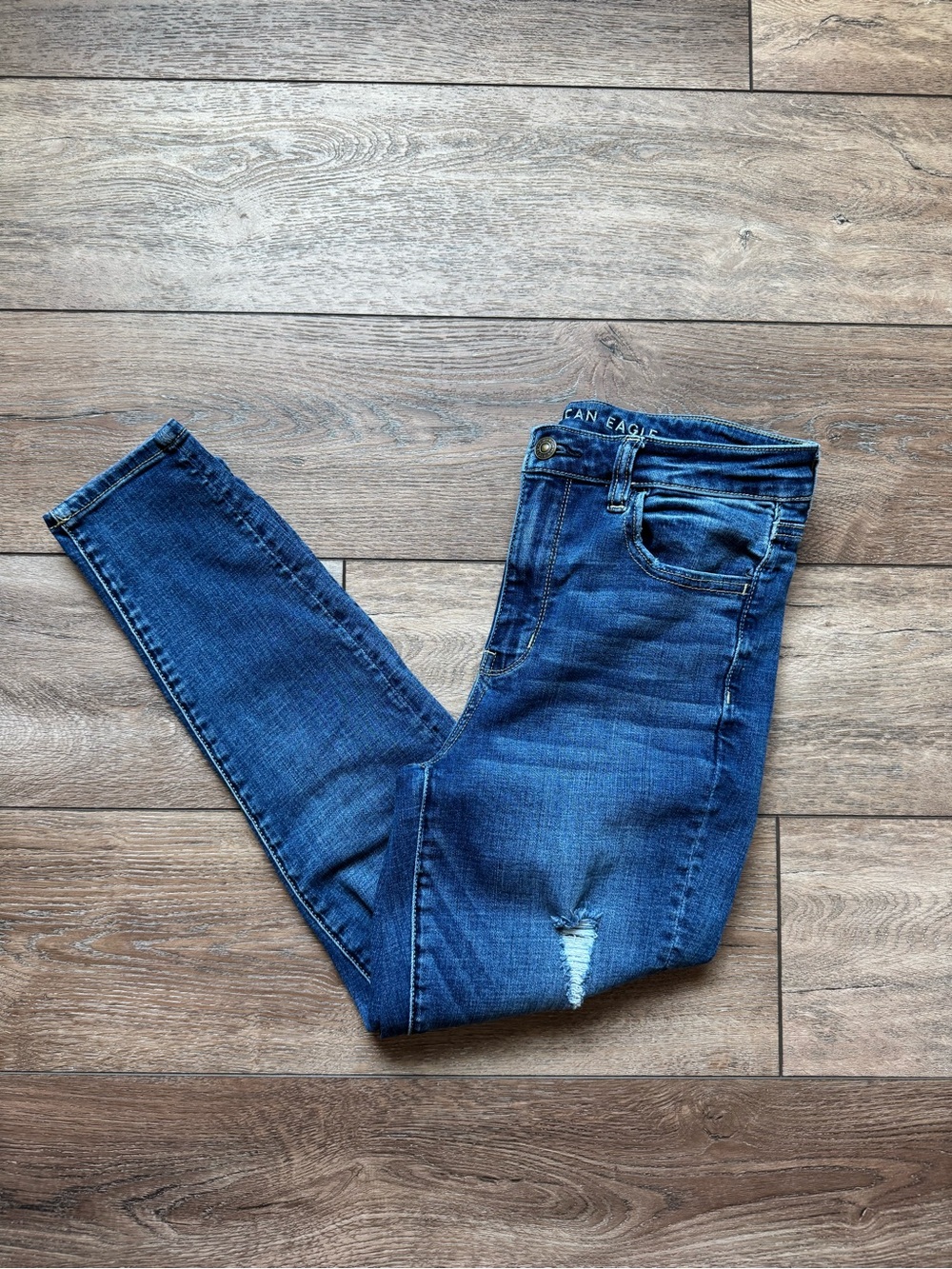 American Eagle High Rise Denim Jeggings